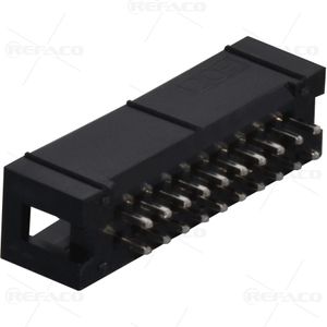 آی دی سی 20 پین نری روبردی صاف CONNFLY IDC BOX MALE 2.54mm 20PIN 2*10 ST DS1013-20SSIB1-N-2