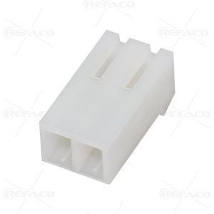 کانکتور پاور معمولی 2 پین ماده REFACO CONNECTOR POWER 2PIN 3.96mm FEMALE 2139 2Y