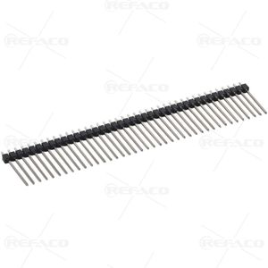 پینهدر 40*1 نری معمولی 21mm صاف CONNFLY PINHEADER MALE 2.54mm 1*40 HEIHGT 21mm ST DS1021-1*40SF1-21mm-N-A/B=3/15.5 TOTAL=21MM