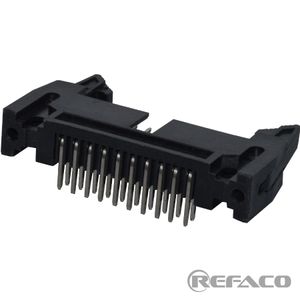 آی دی سی 20 پین نری روبردی قفلدار رایت REFACO IDC PHL MALE 2.54mm 20PIN 2*10 R/A 119-20PIN FRC MALE R/A 2.54mm