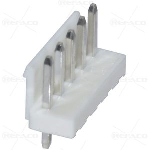 کانکتور پاور قفلدار 5 پین نری صاف KEFA CONNECTOR LOCK POWER 5PIN 3.96mm MALE ST KF39601-5A(VH)