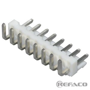 کانکتور پاور قفلدار 8 پین نری رایت REFACO CONNECTOR LOCK POWER 8PIN 3.96mm MALE R/A VH 8AW 90