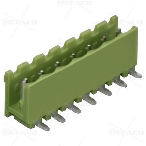 ترمینال فونیکس 5.08 میلی متر 7 پین نری رایت KEFA TERMINAL PHOENIX 5.08mm 7PIN MALE R/A KF2EDGR-5.08-07P