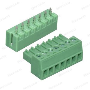 ست کامل ترمینال فونیکس 3.81 میلی متر 7 پین نری صاف KEFA COMPLETE TERMINAL PHOENIX 3.81mm 7PIN MALE S/T TB3.81-07-PDK