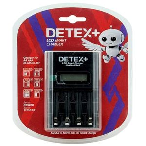 شارژر هوشمند باتري DETEX+ C04 LCD