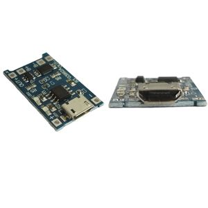 ماژول شارژر TP4056 با رابط MICRO USB دارای محافظ