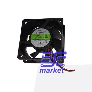 فن 25×60×60 میلی‌متر 12 ولت DC 350 میلی آمپر