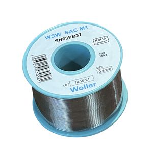 سیم لحیم 250 گرمی Woller سایز 0.8 میلیمتر