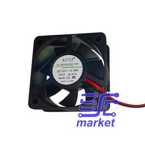 فن 25×50×50 میلی‌متر 12 ولت DC 180 میلی آمپر