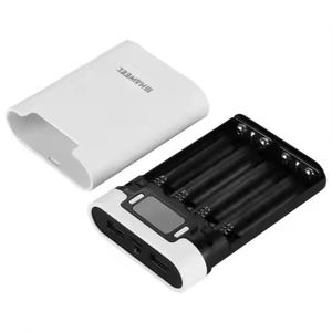 کیس پاوربانک 2 پورت Type-C و microUSB با USB برای 4 باتری