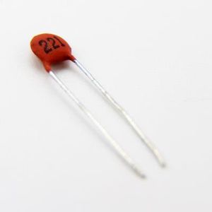 CERAMIC DISC CAPACITOR 220PF 50V