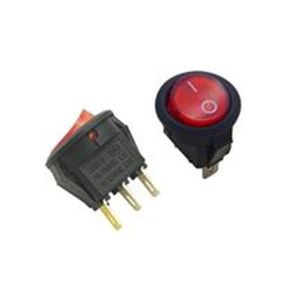 LIGHT ROCKER SWITCH 3P 2C (16.5MM) BRASS