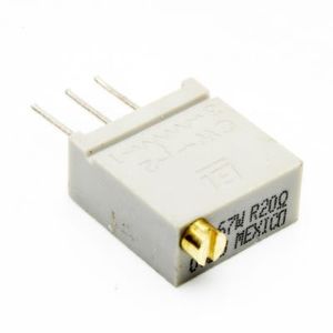 MULTITURN TRIMMING POTENTIOMETER 20OHMS GRAY