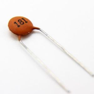 CERAMIC DISC CAPACITOR 180PF 50V
