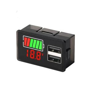 ماژول نمایشگر شارژ باتری 30-8 ولت روپنلی دارای دو خروجی USB فست شارژ
