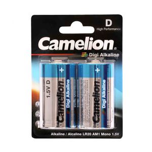 باتری دوتایی بزرگ Camelion Digi Alkaline 1.5V D