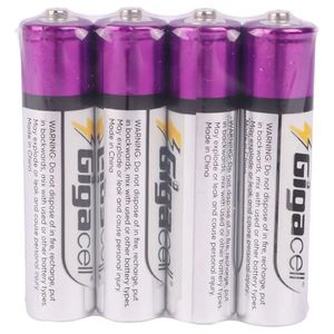 باتری چهار تایی نیم قلمی Gigacell Max Power Heavy Duty R03 1.5V AAA شیرینک