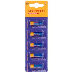باتری ریموت کنترل Panatech Super Alkaline 12V 27A بسته 5 عددی