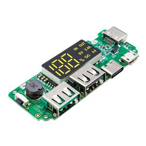 ماژول پاوربانک داری نمایشگر با ورودی Type-C و دو خروجی USB مدل H961