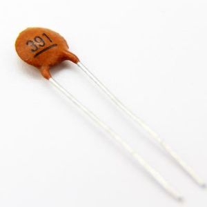 CERAMIC DISC CAPACITOR 390PF 50V