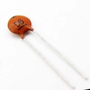 CERAMIC DISC CAPACITOR 56PF 50V