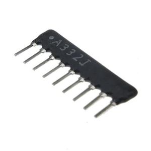 RESISTOR ARRAY 3.3KOHM 9PIN