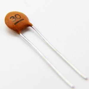 CERAMIC DISC CAPACITOR 30PF 50V