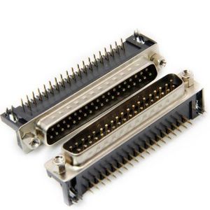 37 PIN D-SUB RIGHT ANGEL MALE
