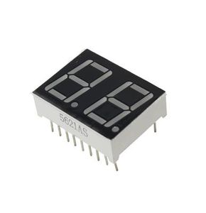 7SEGMENT DISPLAY 2DIGIT COMMON CATHODE 19*25 RED