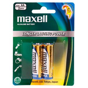 باتری دوتایی قلمی Maxell Alkaline LR6 1.5V AA