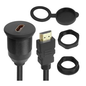 کابل HDMI پنلی ضدآب درپوش دار طول 50cm
