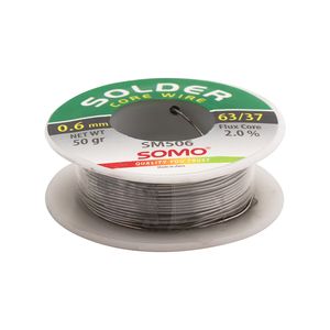 سیم لحیم قطر 0.6 میلیمتر 50 گرم سومو مدل SOMO SM506
