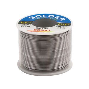 سیم لحیم قطر 0.8 میلیمتر 250 گرم سومو مدل SOMO SM708