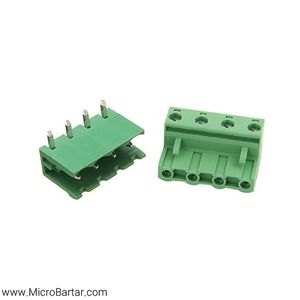 Terminal Block Connector KF2EDG(R)-X-7.62mm-4P Right M&amp;F