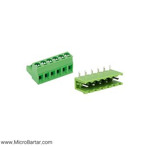 Terminal Block Connector KF2EDG(R)-X-5.08mm-6P Right M&amp;F