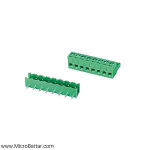 Terminal Block Connector KF2EDG(R)-X-7.62mm-8P Right M&amp;F