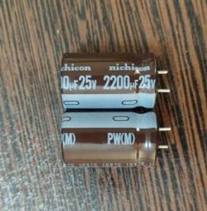 nichicon 25V 2200uF – امپدانس پایین، طول عمر بالا