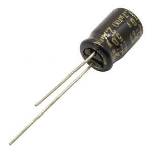 خازن الکترولیتی بدون پلاریته 2.7uF / 50V ژاپنی مارک ELNA سری SILMIC