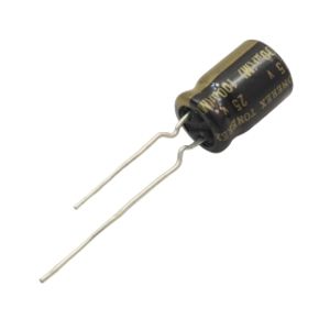 خازن الکترولیتی 100uF / 25V ژاپنی مارک ELNA