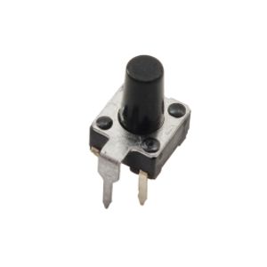 تک سوئیچ 6x6x9mm دو پایه با هولدر