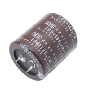 خازن الکترولیتی 680uF / 200V ژاپنی مارک NIPPON