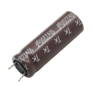 خازن الکترولیتی 2200uF / 10V ژاپنی مارک TK