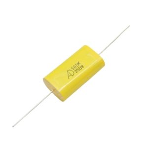 خازن پروپیلن صوتی 5.6uF / 250V آکسیال مارک AD Electronics