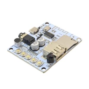 ماژول گیرنده بلوتوث صوتی TEL0108 با قابلیت پخش آهنگ از USB و TF-Card دارای میکروفن و IR Receiver