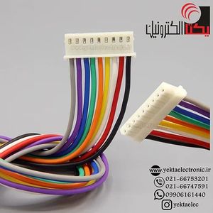 کانکتور پین گرد 9 پین مادگی سیم دار
