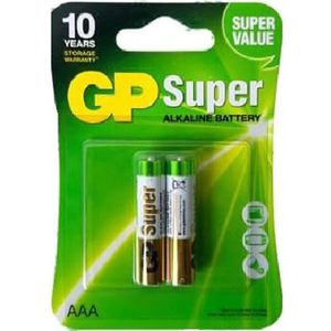 باتری نیم قلمی جی پی (GP) آلکالاین 2 عددی