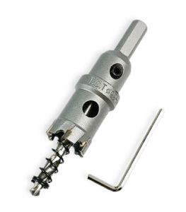 مته گردبر استیل سایز 22mm سر الماس مدل TCT22