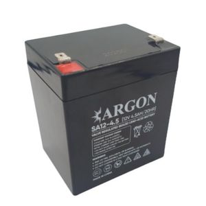 باتری خشک سیلد اسید 12 ولت 4/5 آمپر برند ARGON