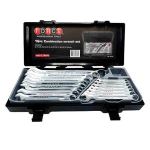 جعبه 16 عددی آچار یکسر تخت یکسر رینگ فورس مدل FORCE - 5161