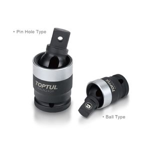 لغلغه مشکی 1/2 اینچ فشارقوی تاپ تول TOPTUL کد KACN160B
